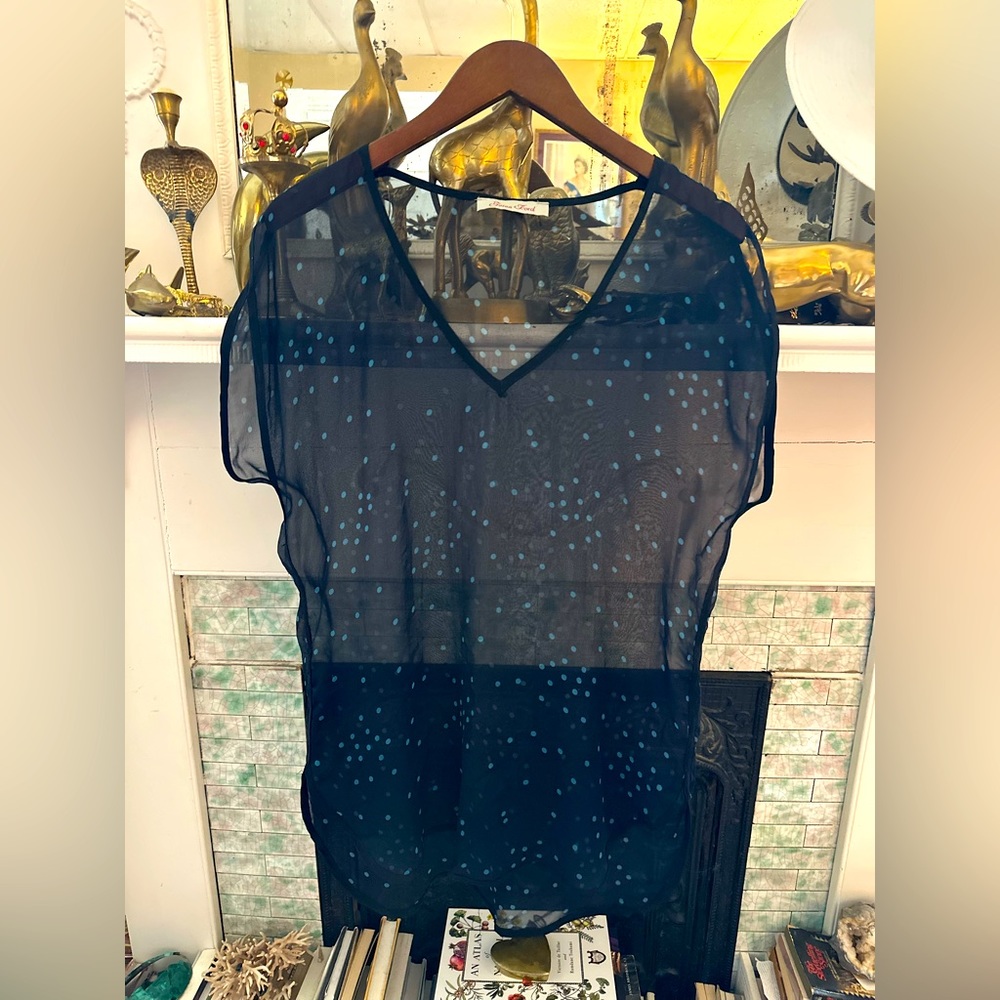 Oversized Sheer Blouse